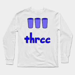 This is the number 3 Long Sleeve T-Shirt